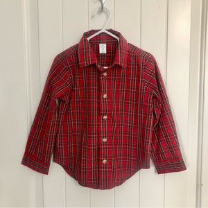 🌟 3 for $15 | Christmas Red and Green Plaid Shirt